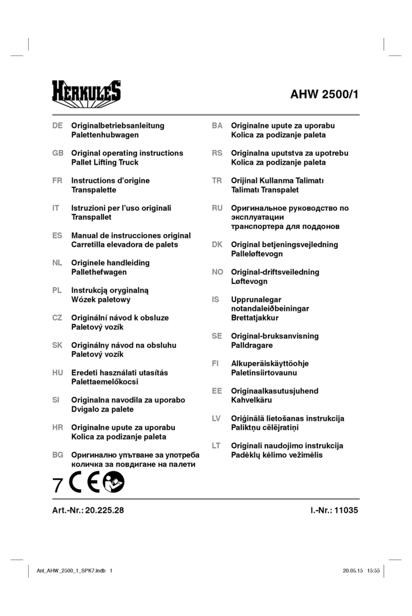 HERKULES AHW 2500/1 Original operating instructions
