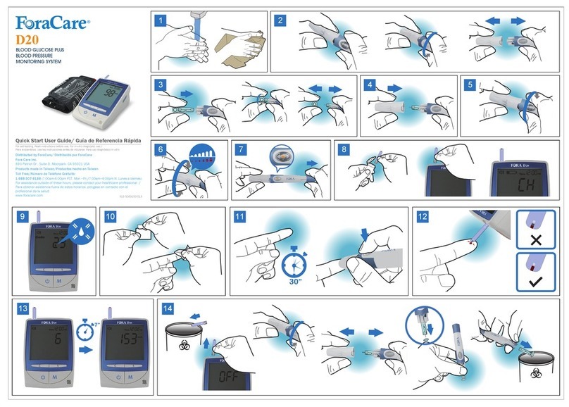 ForaCare D20 No-Coding Quick start user guide