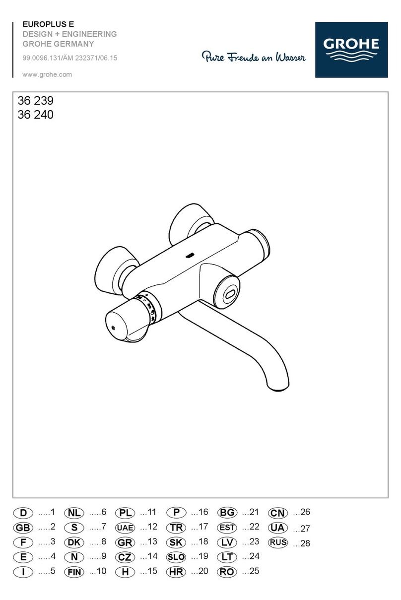 Grohe EUROPLUS E 36 239 manual