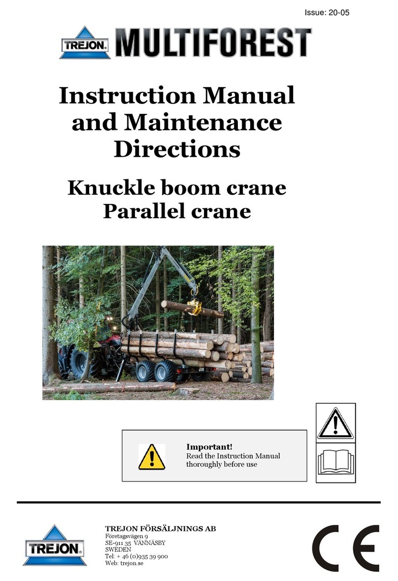 Trejon MULTIFOREST V Series Instruction Manual and Maintenance Directions
