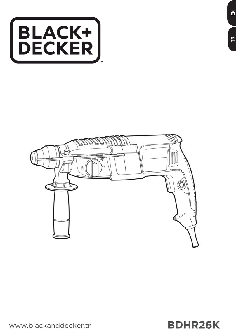 BLACK DECKER BDHR26K Original instructions