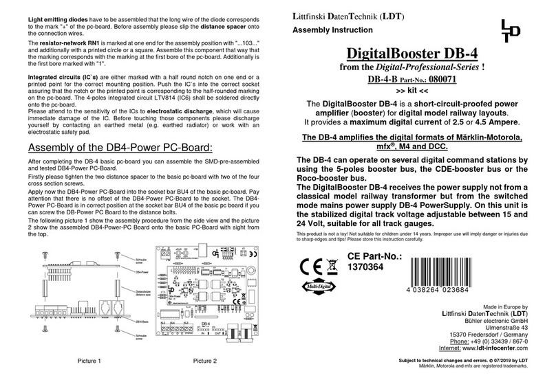 LDT DigitalBooster DB-4 Assembly instruction