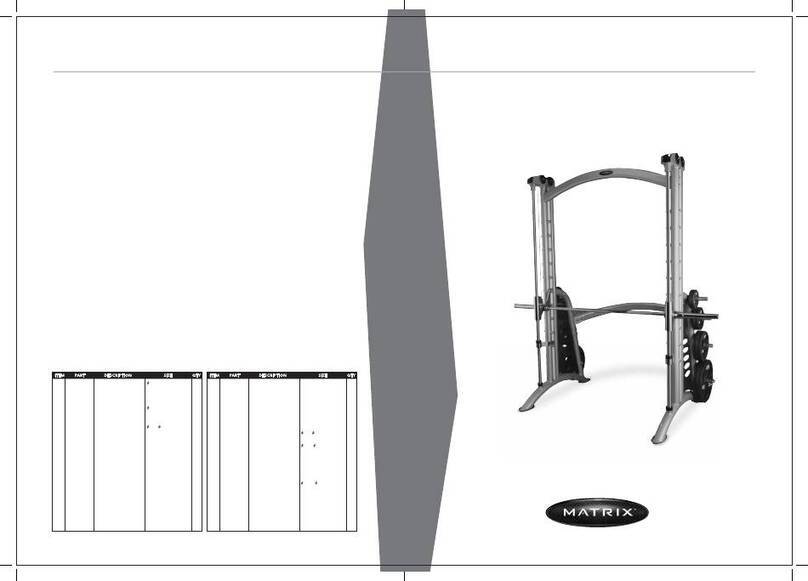 Matrix Fitness MX-FW62 Assembly guide