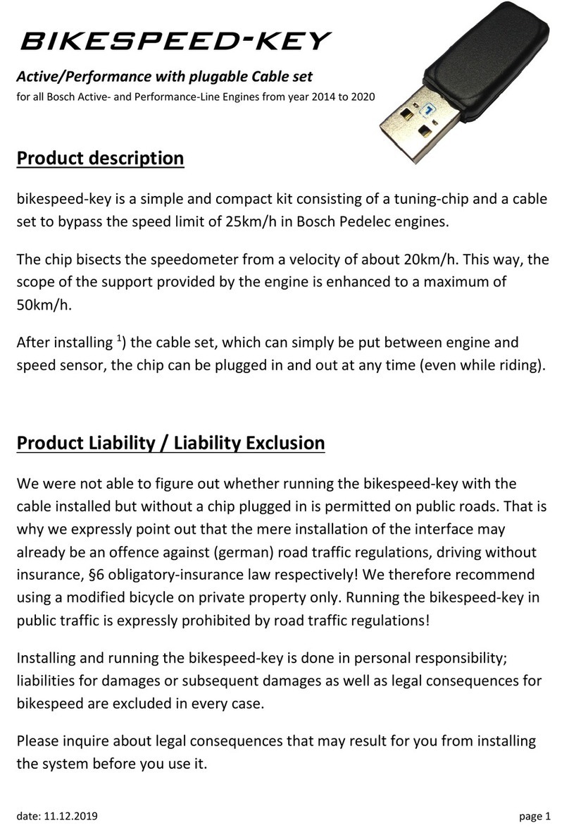 Bikespeed bikespeed-key manual