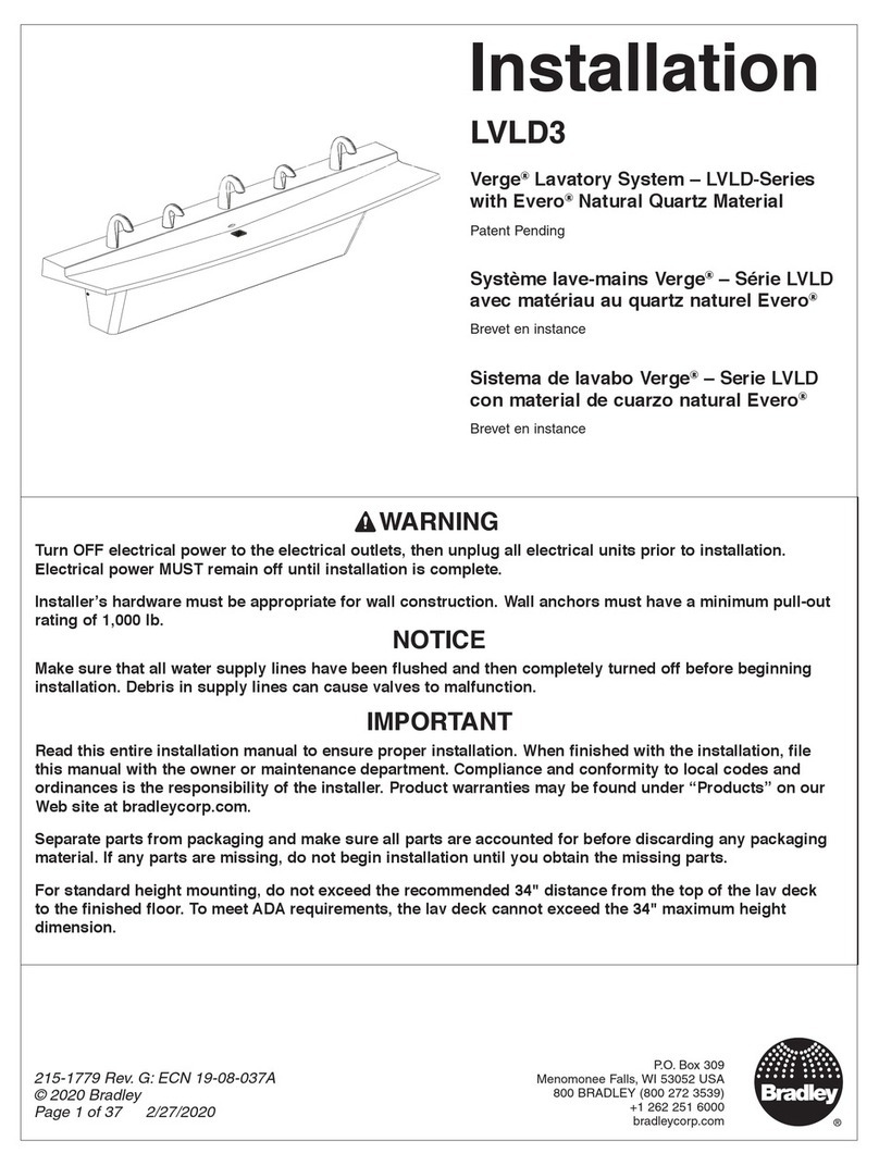 Bradley Verge LVLD Series User manual Bradley Verge LVLD Series User manual