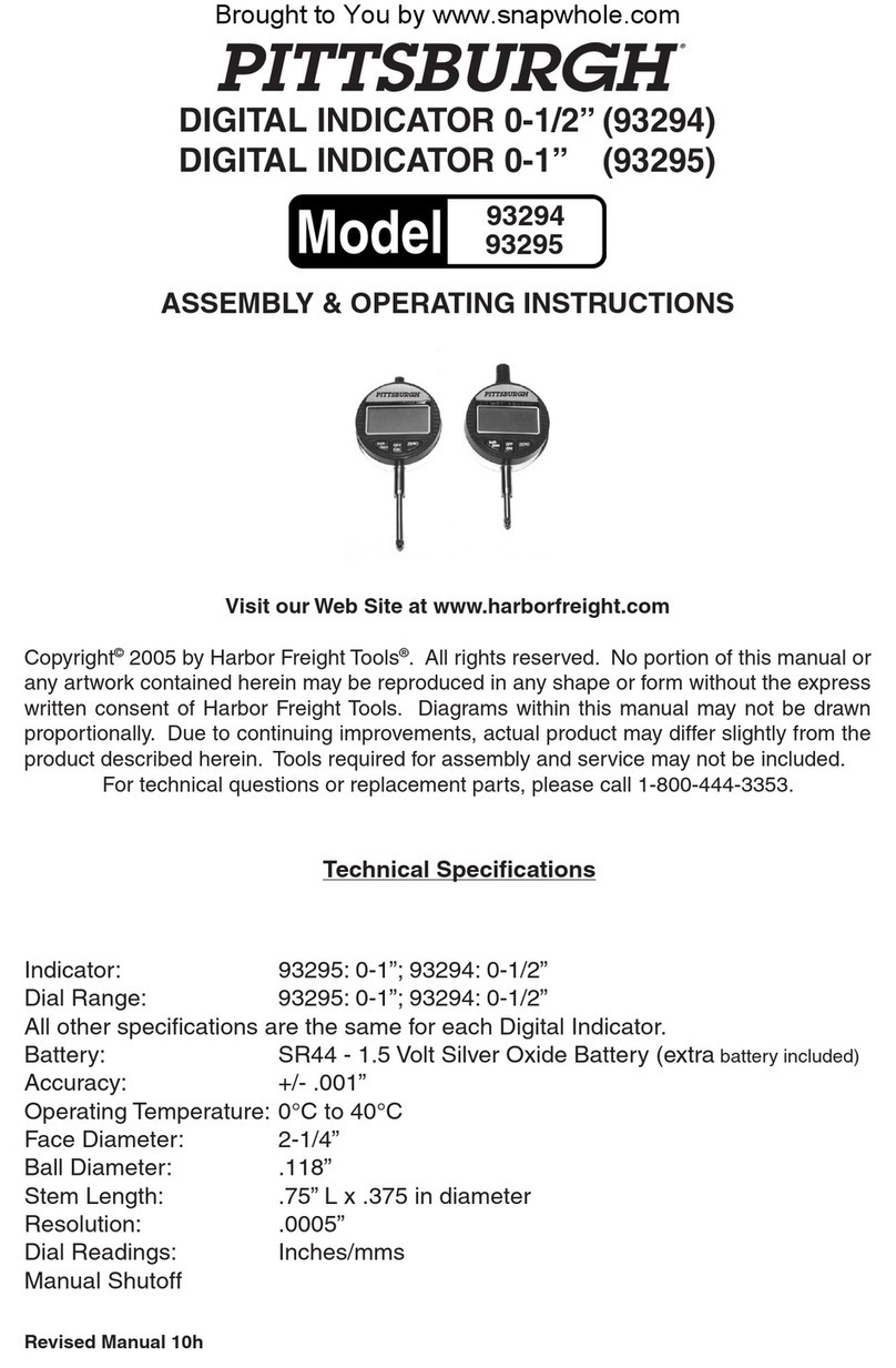 Pittsburgh 93294 Assembly & operating instructions