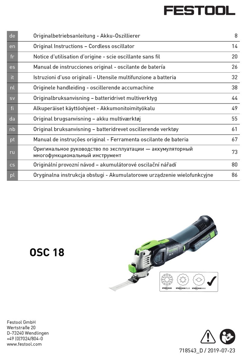 Festool OSC 18 Original instructions