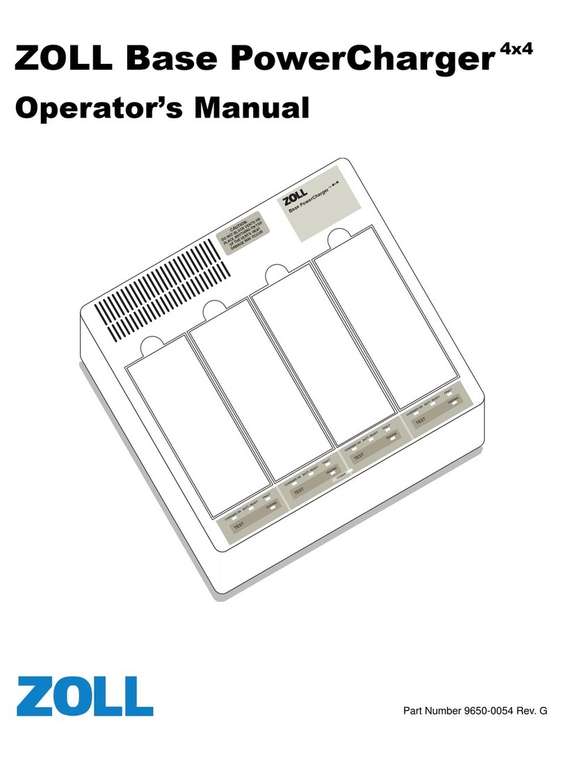 ZOLL Base Powercharger 4x4 Operator's manual