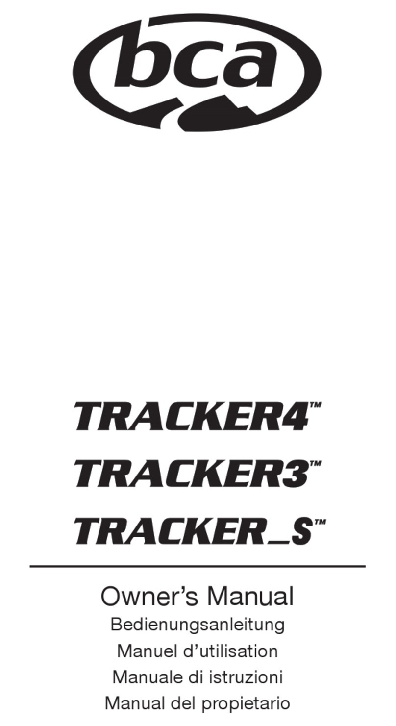 bca TRACKER 4 owner's manual