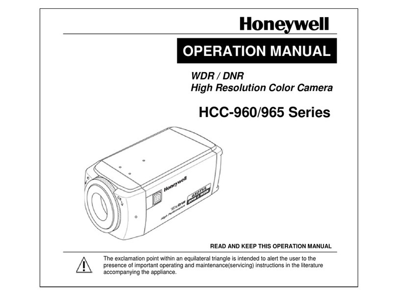 Honeywell HCC-960 Series Operation manual