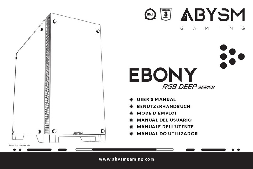 Abysm Gaming EBONY RGB DEEP Series user manual