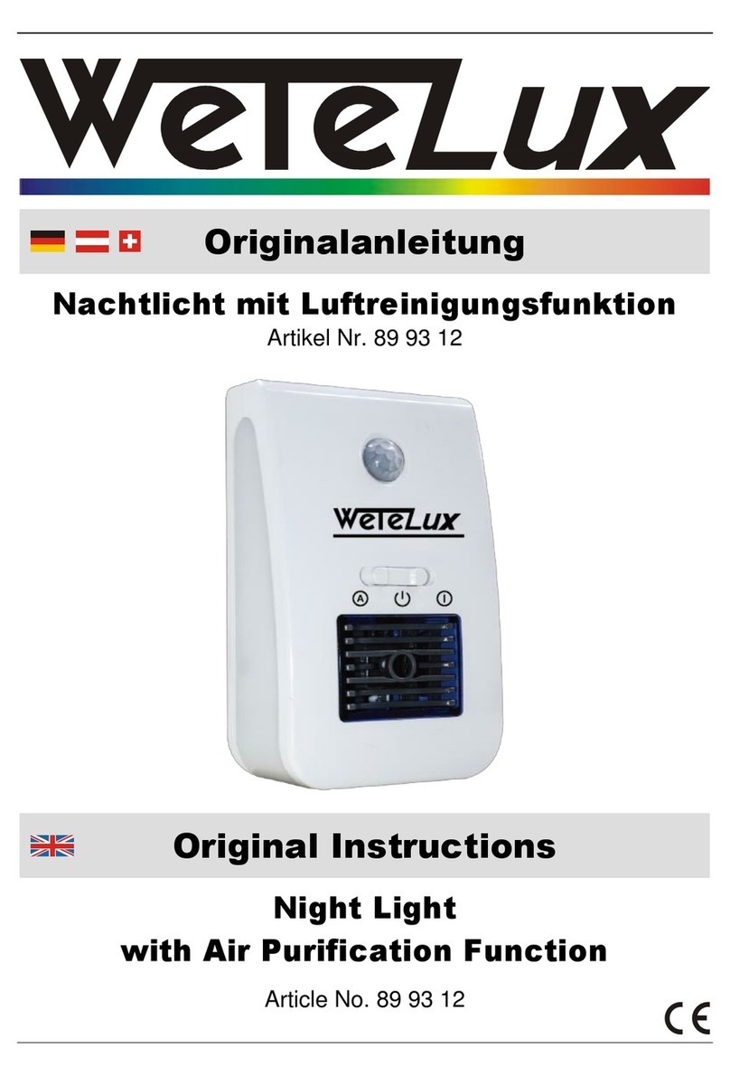 Wetelux 89 93 12 Original instructions