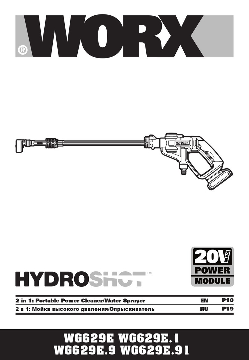 Worx Hydroshot WG629E Original instructions