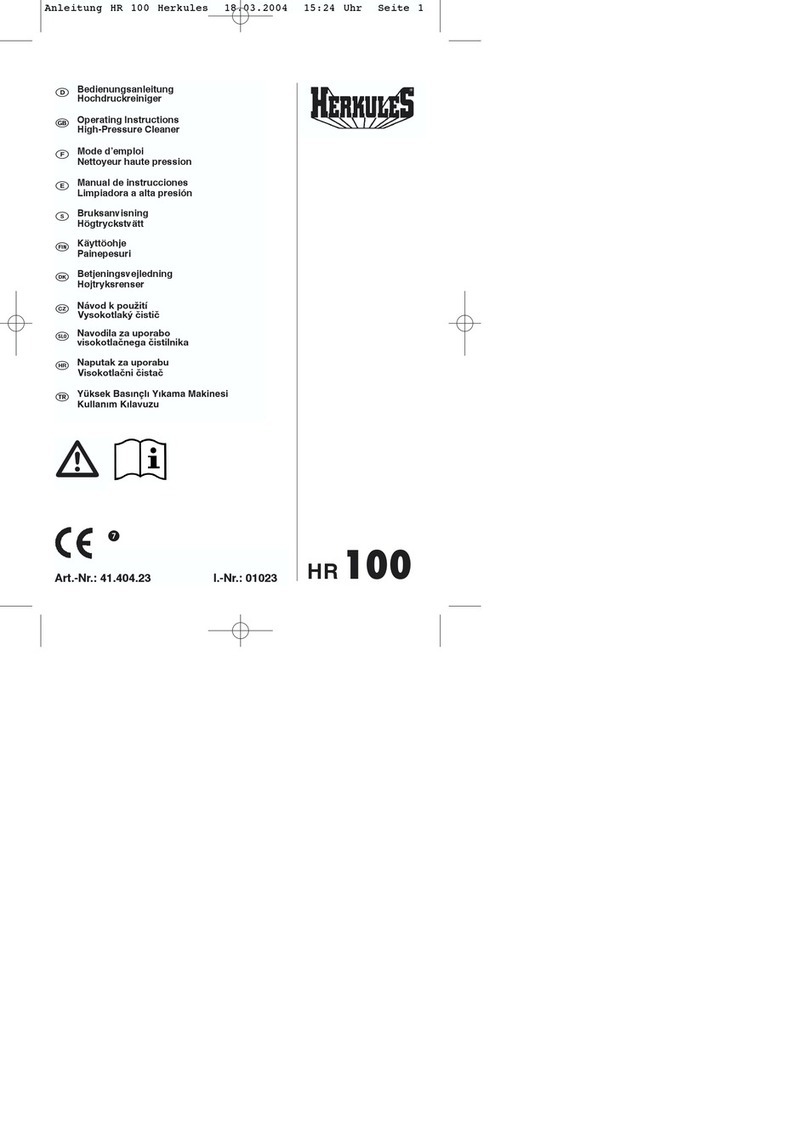 HERKULES HR 100 operating instructions