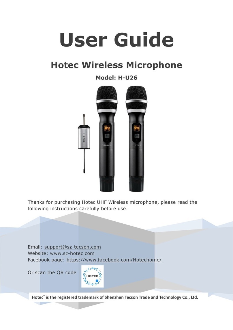 Tecson Hotec H-U26 user guide