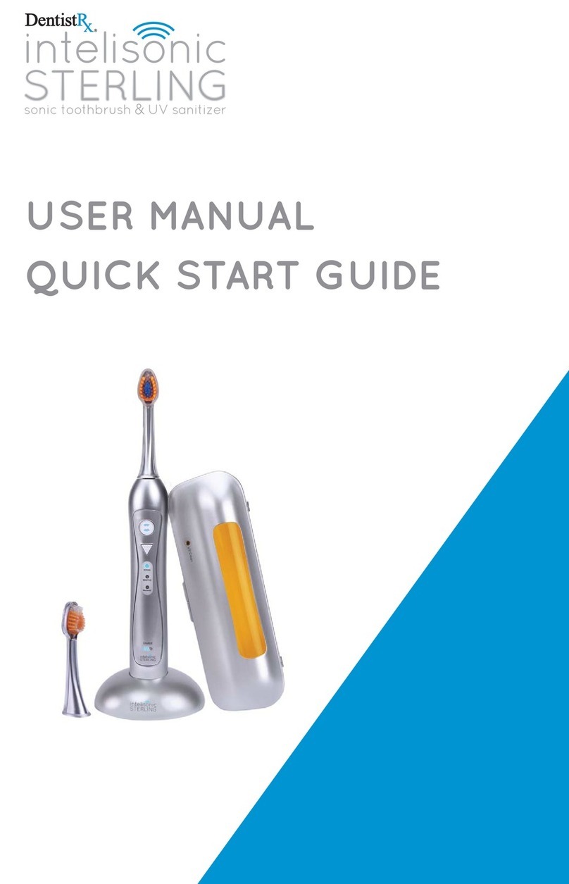 DentistRx Intelisonic Sterling Users manual & quick start guide