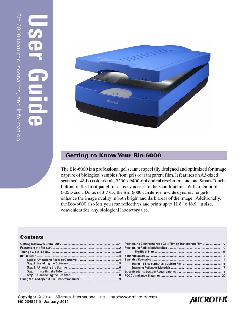 Microtek Bio-6000 User manual