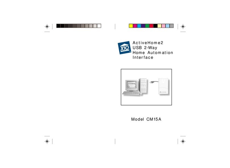 X10 ActiveHome2 CM15A user manual