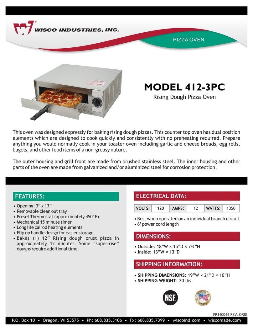 Wisco Industries 412-3PC quick start guide