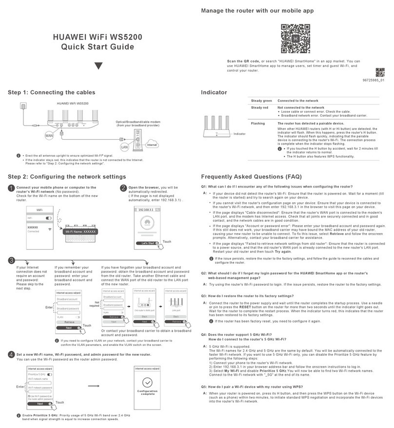 Huawei WS5200 User manual
