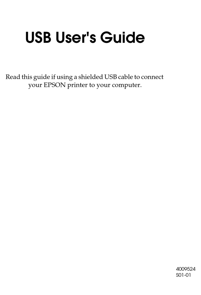 Epson Stylus Photo 750 User manual