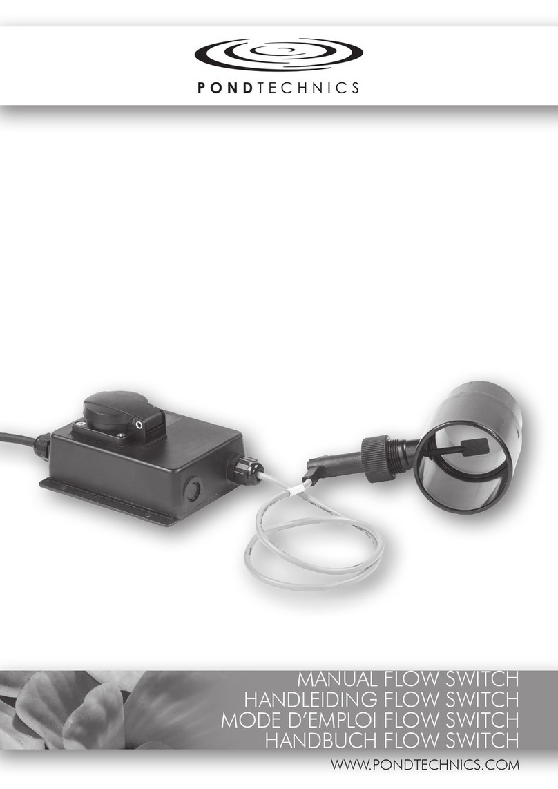 Pond Technics Flow switch manual