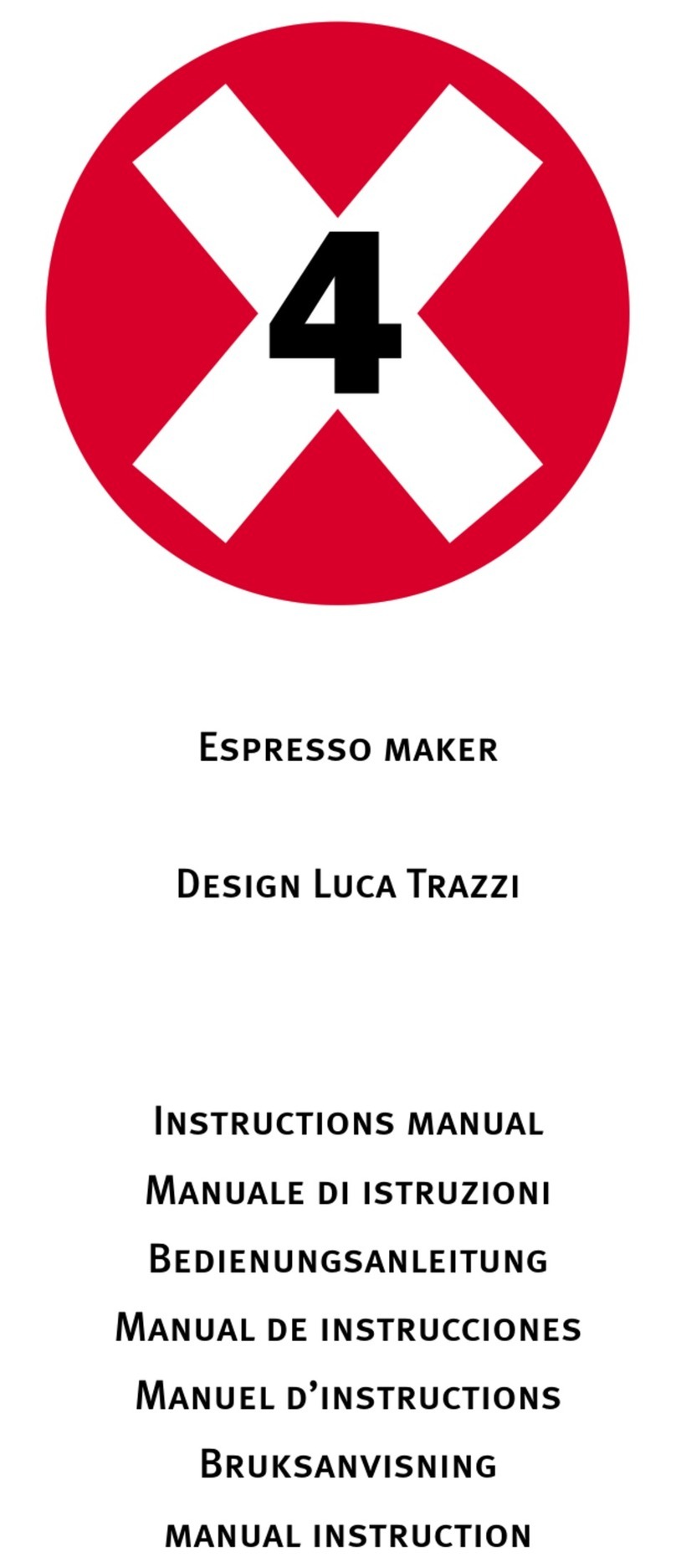 Francis Francis X4 User manual