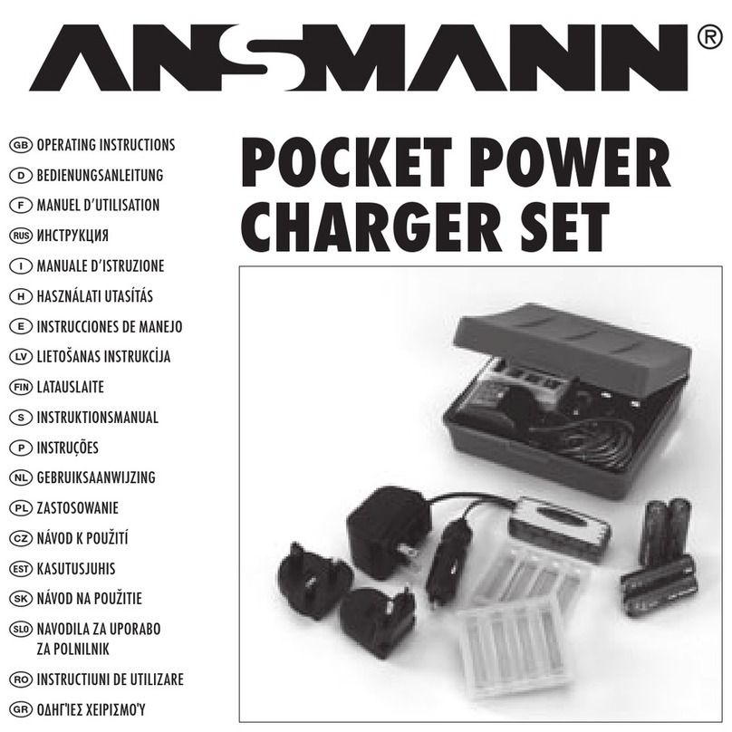 ANSMANN Pocket Power Charger-Set User manual