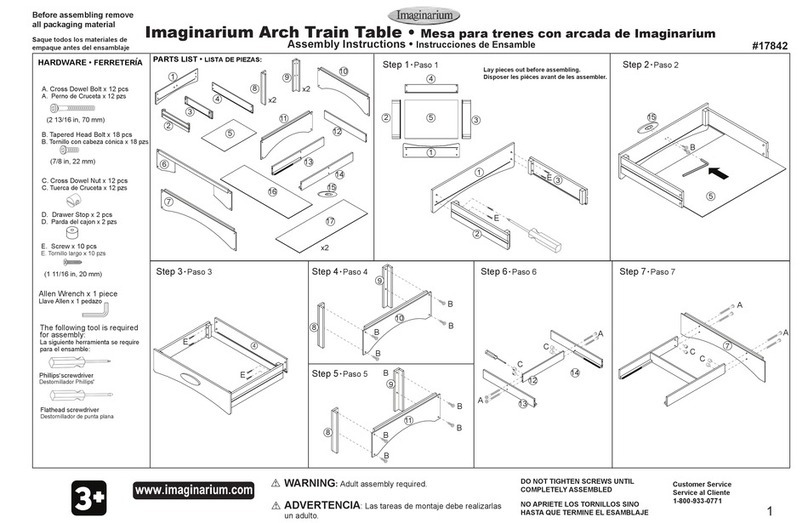 IMAGINARIUM Arch 17842 Assembly instructions IMAGINARIUM Arch 17842 Assembly instructions