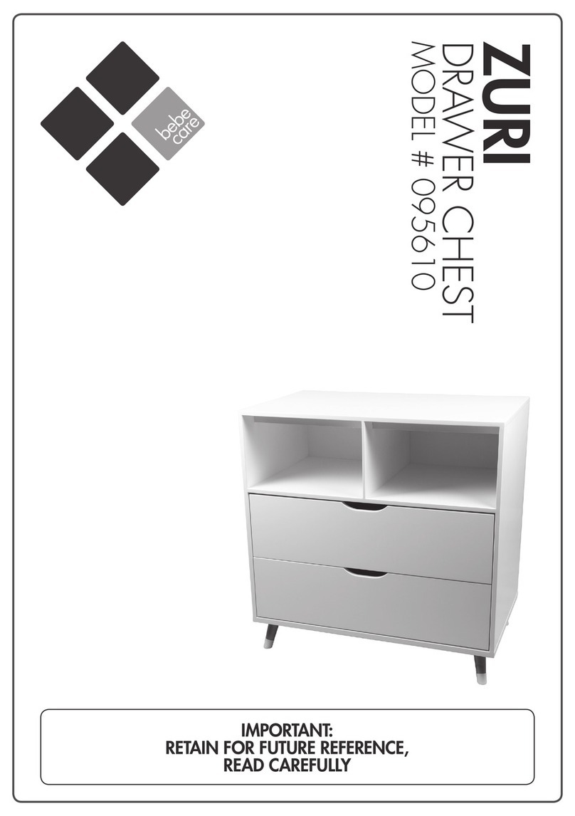 Bebe Care ZURI DRAWER CHEST manual