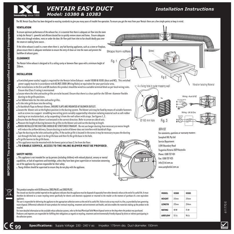 IXL 10380 installation instructions