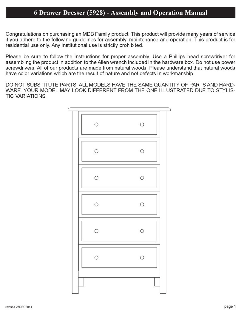 MDB Family 5928 Installation and operating instructions MDB Family 5928 Installation and operating instructions