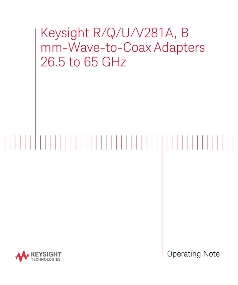 Keysight R281A Operating note