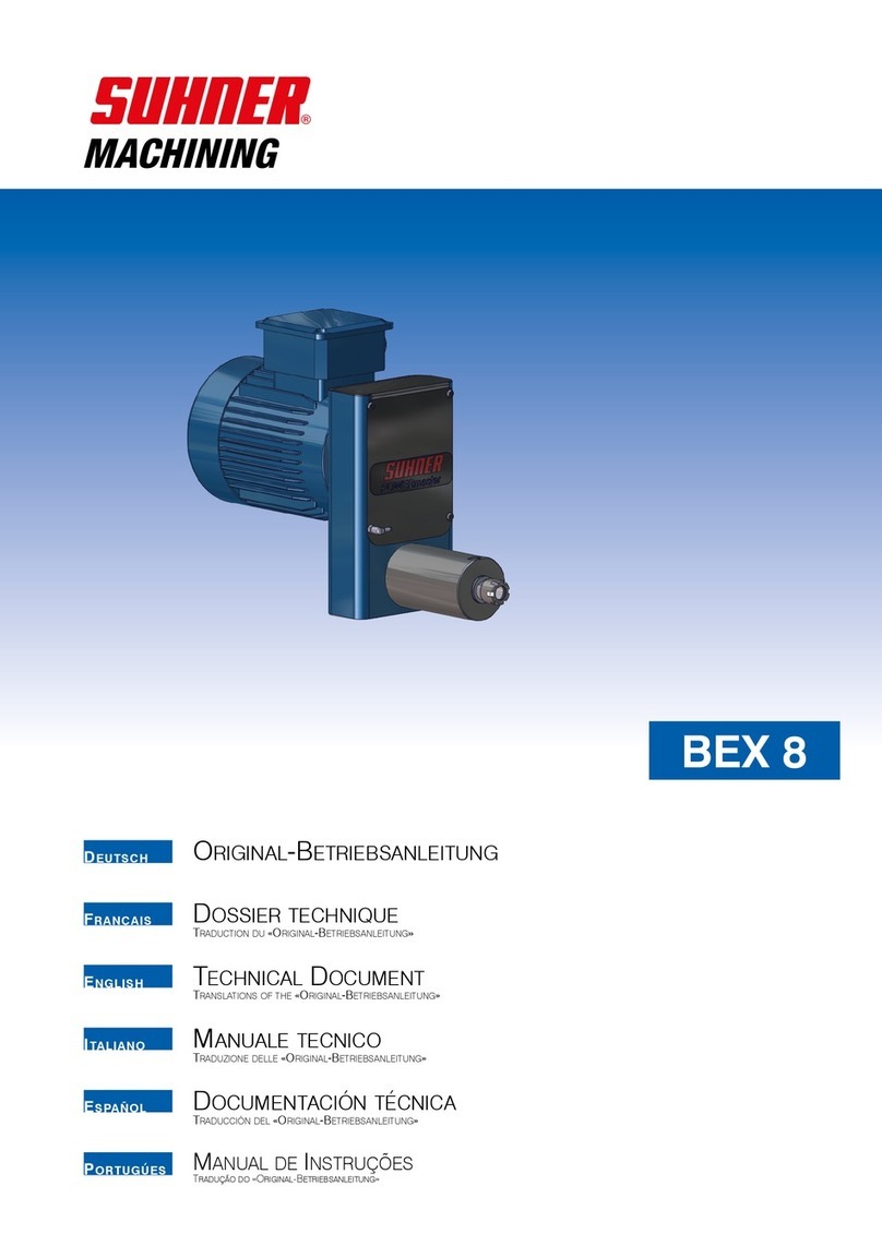 SUHNER MACHINING SPINDLEmaster BEX 8 Technical document