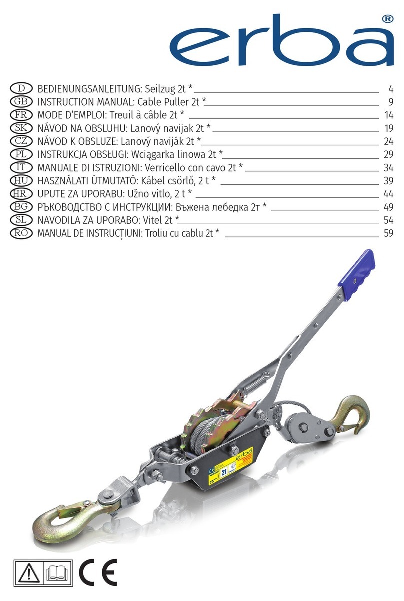 ERBA 33252 instruction manual