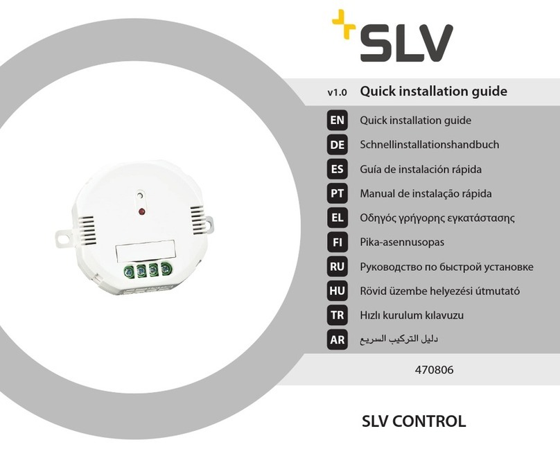 SLV SLV CONTROL 470806 Quick installation guide
