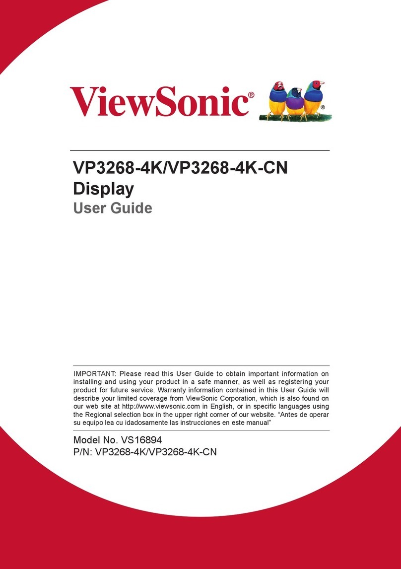 ViewSonic VP3268-4K User manual