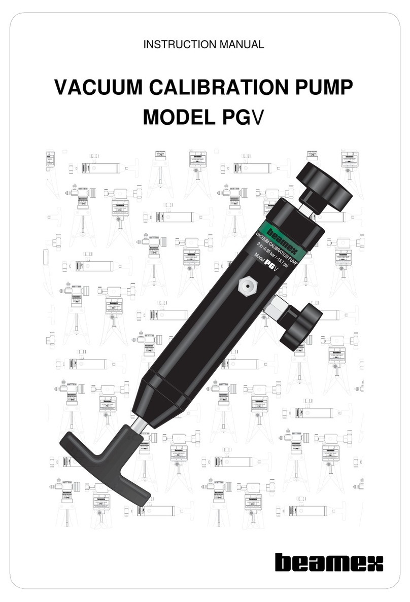 BEAMEX PGV User manual