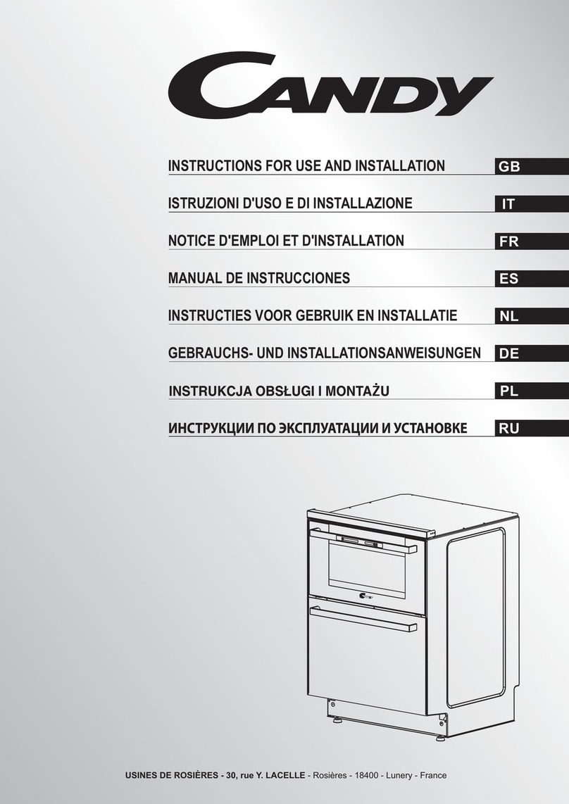 Candy DUO Instructions for use and installation