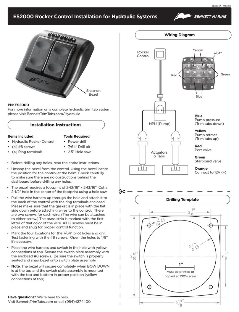 Bennett Marine ES2000 quick start guide