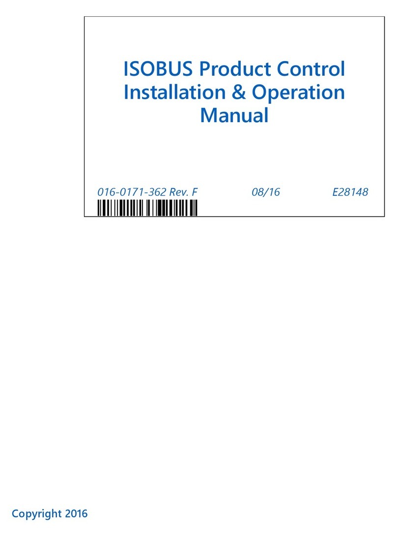 Raven ISOBUS  Product Control Installation & operation manual