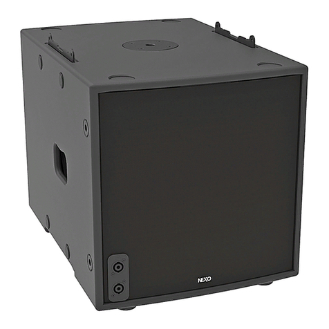 Nexo MSUB12 Series user manual