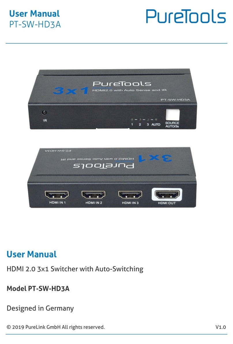 PureTools PT-SW-HD3A user manual