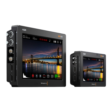 Blackmagicdesign Video Assist 12G HDR Installation and operation manual