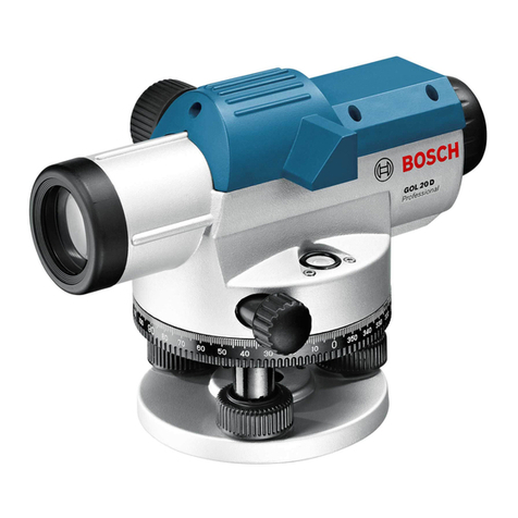 Bosch GOL 20 D Professional User manual