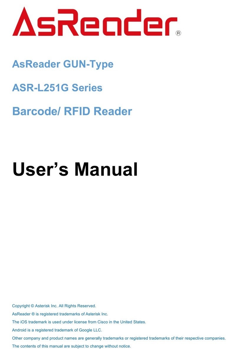 AsReader ASR-L251G Series User manual