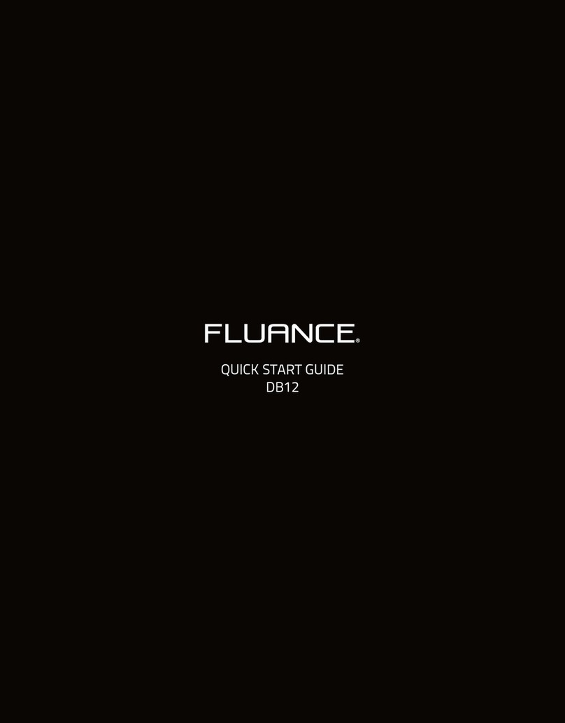 Fluance DB12 quick start guide