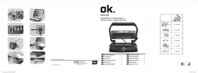 O.K. OCG 103 user manual