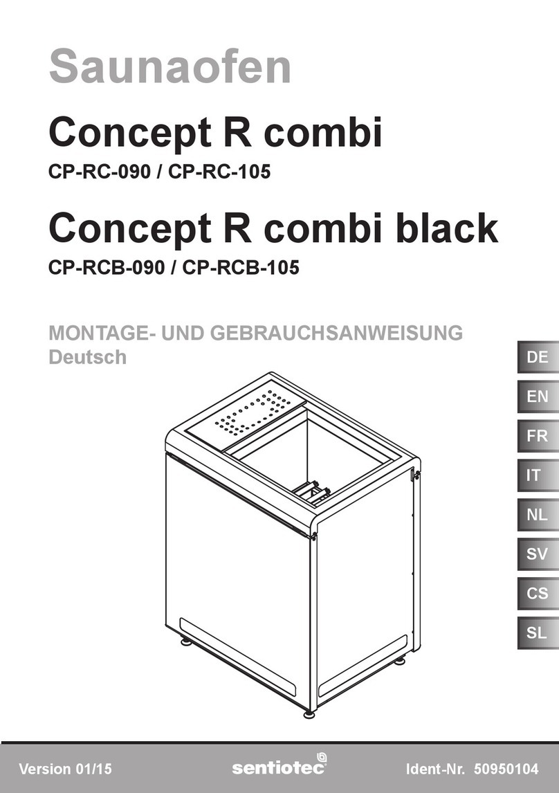 Sentiotec Concept R combi Instructions for installation and use Sentiotec Concept R combi Instructions for installation and use