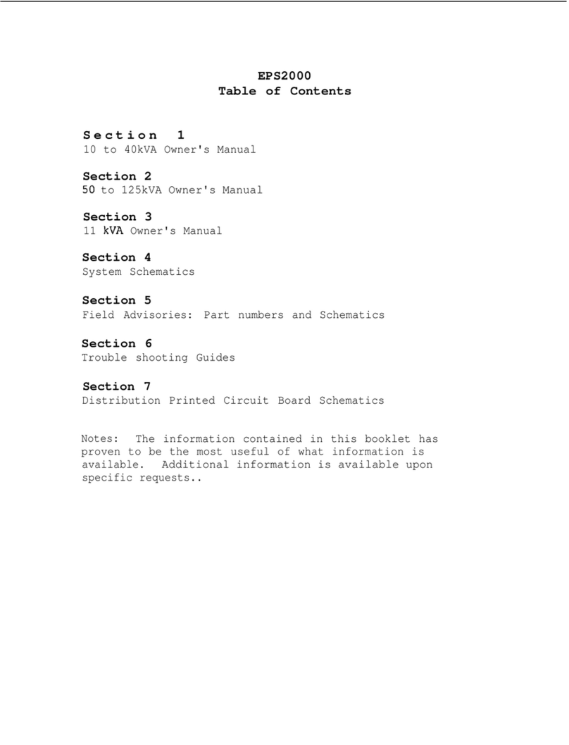 EPE EPS-2000 Series owner's manual